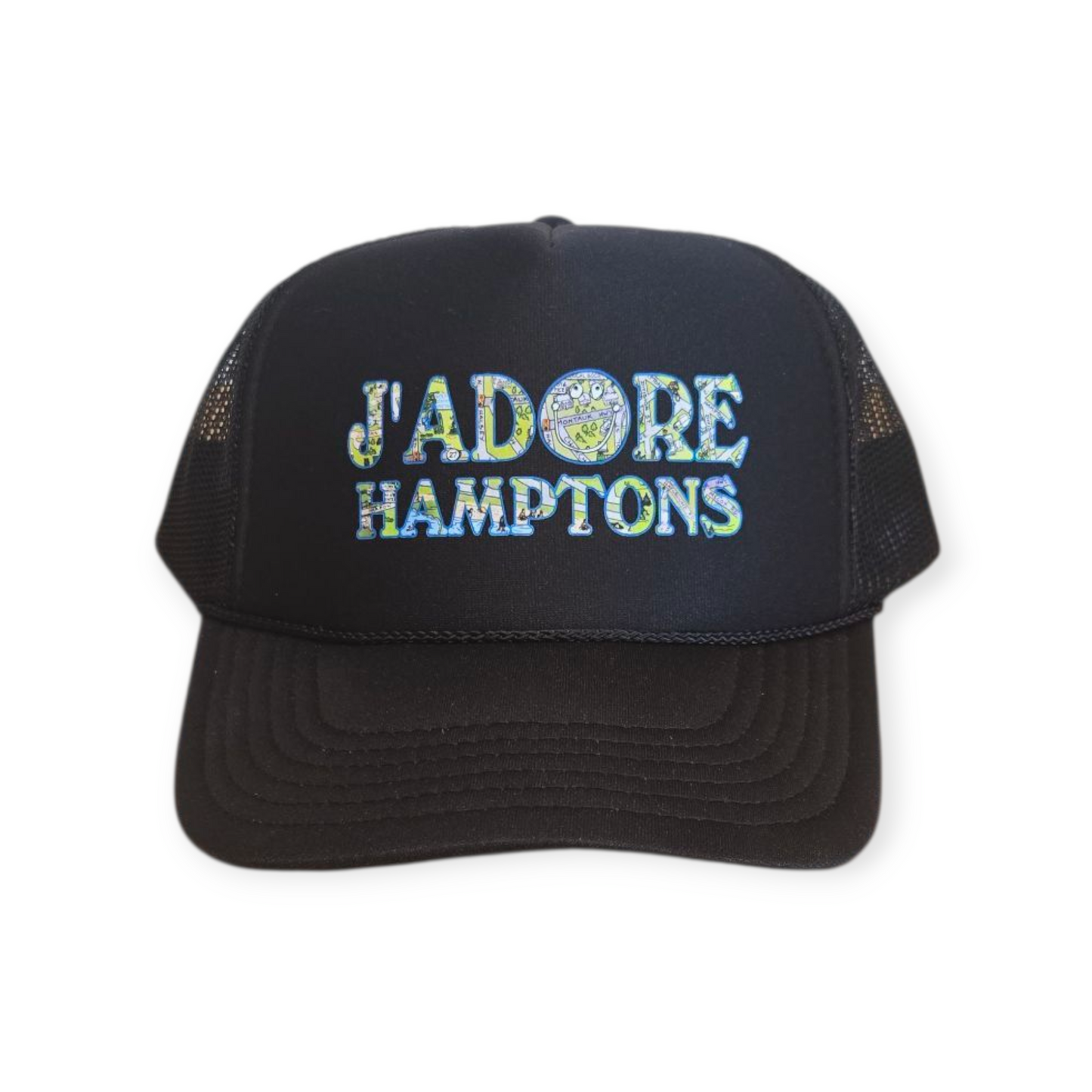 J'Adore Hamptons Map Hat