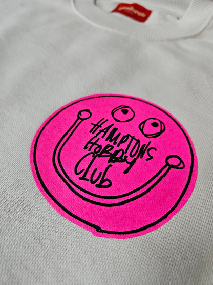 Hobby Club Crewneck - Magenta Blanc