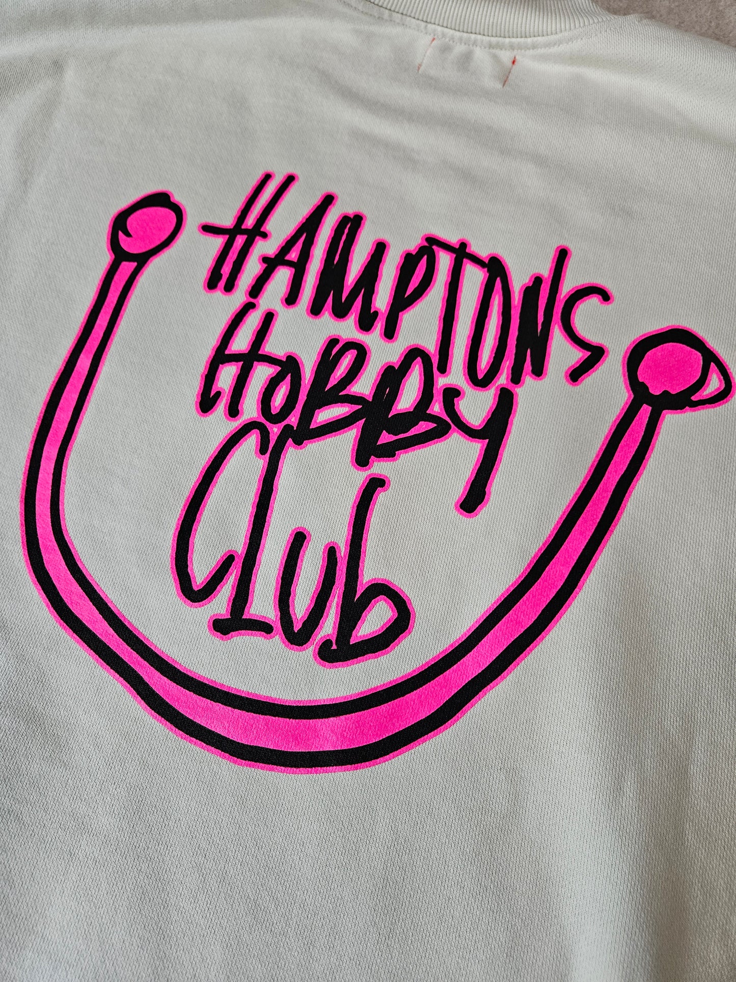 Hobby Club Crewneck - Magenta Blanc