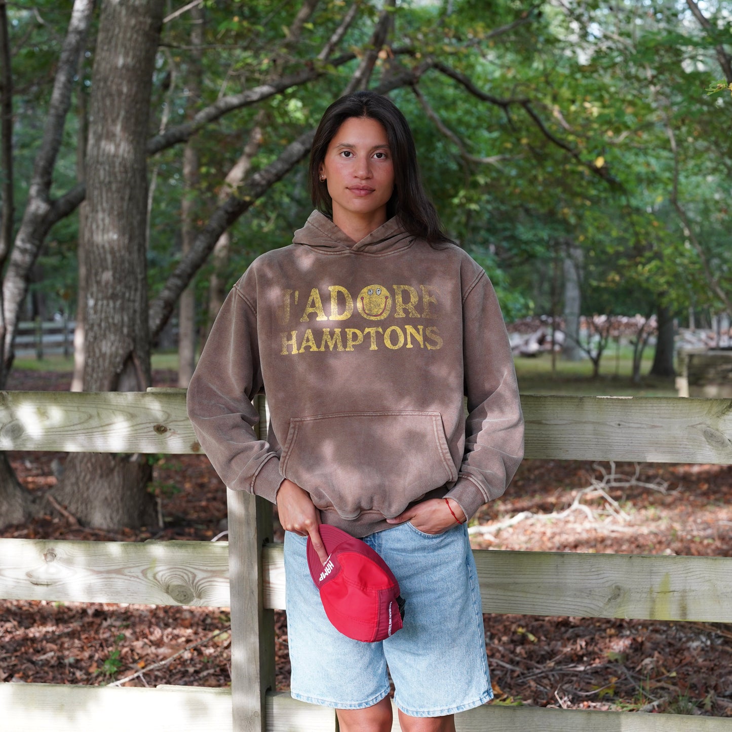 The Woodsmoke - J'Adore Hamptons Vintage Washed Hoodie