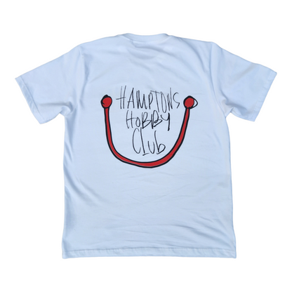 White Hobby Club Short Sleeve T-Shirt