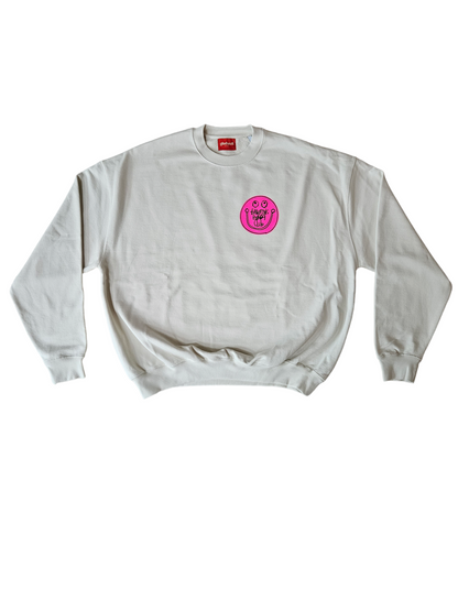 Hobby Club Crewneck - Magenta Blanc