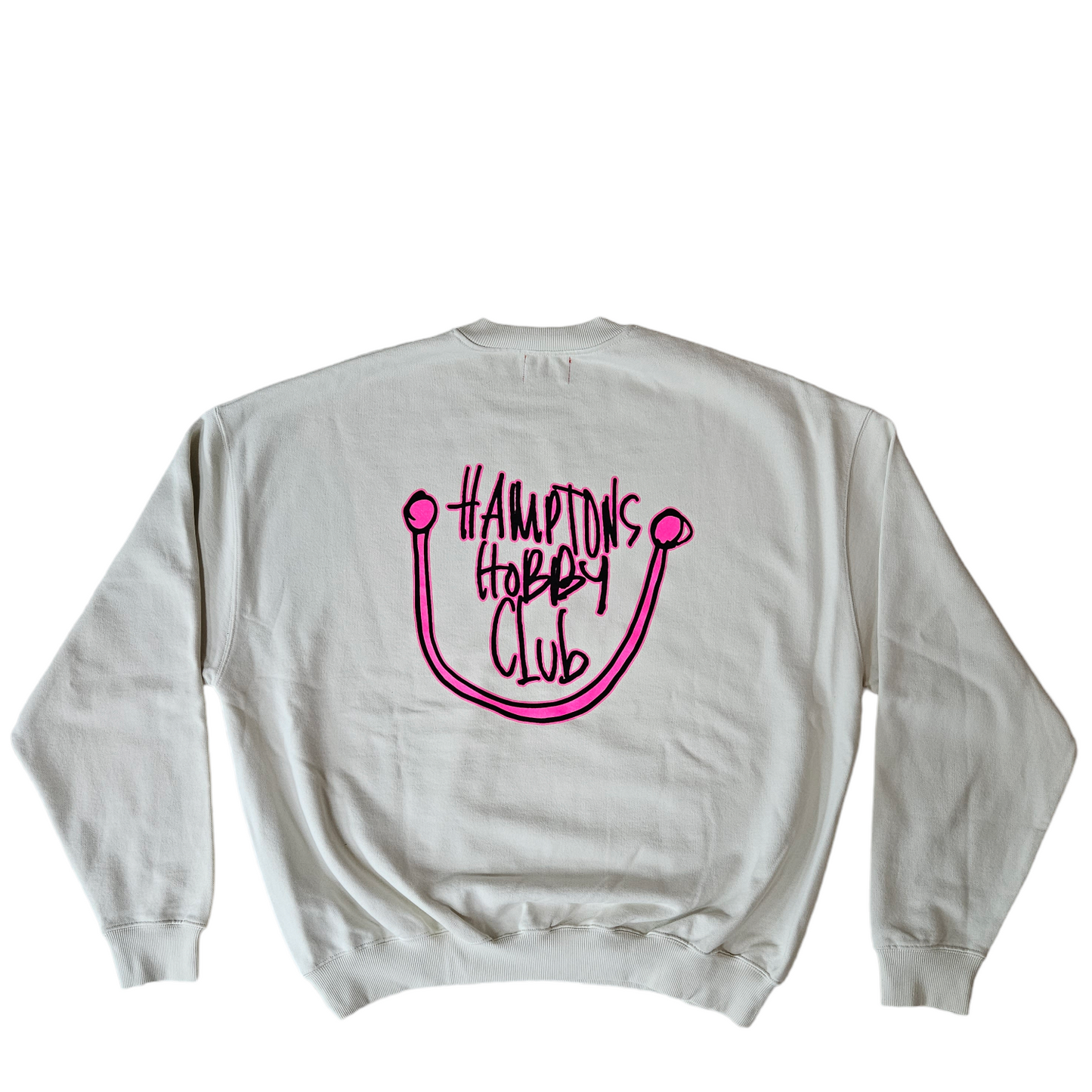 Hobby Club Crewneck - Magenta Blanc