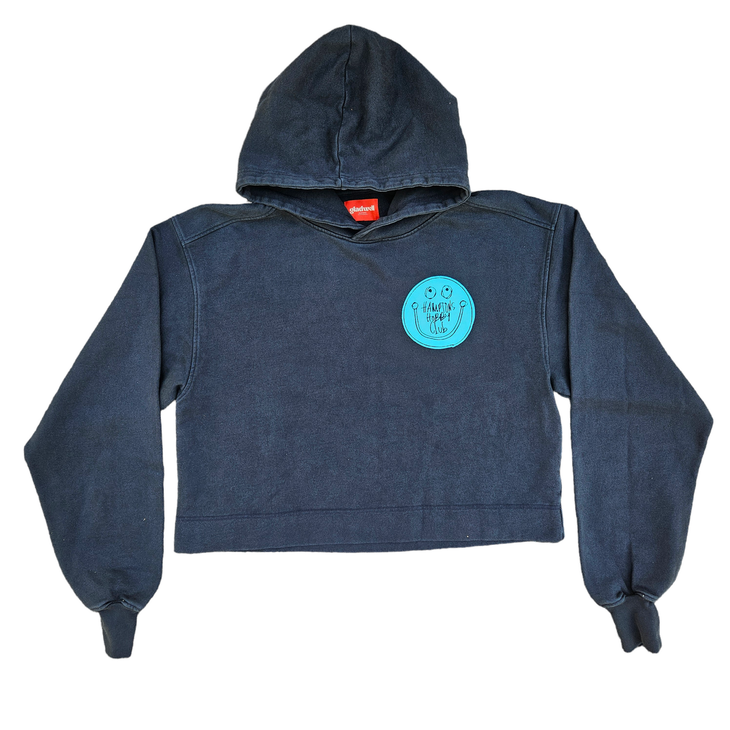 Anniversary Blue Cropped Hobby Club Hoodie