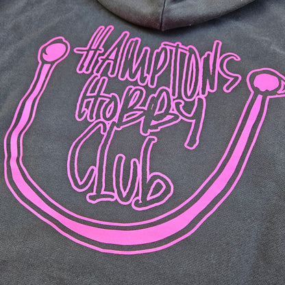 Hobby Club Hoodie - Magenta Noir