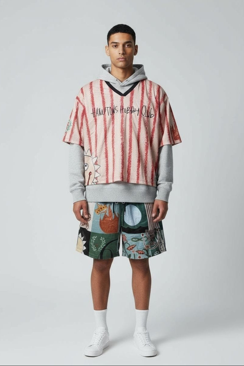 The Shield Mesh Crop Jersey