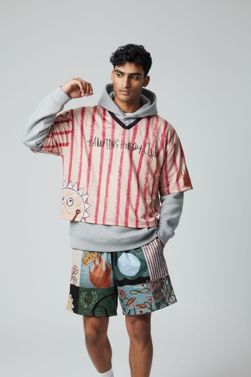 The Shield Mesh Crop Jersey