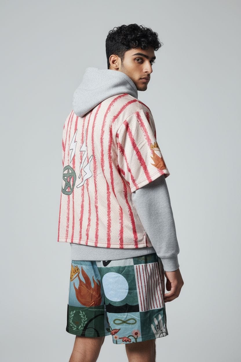 The Shield Mesh Crop Jersey