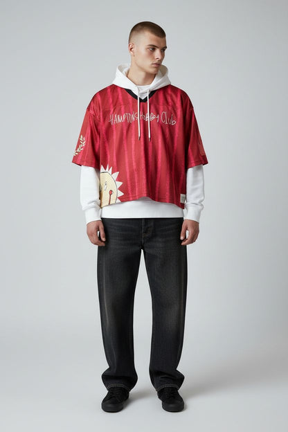 The Shield Mesh Crop Jersey