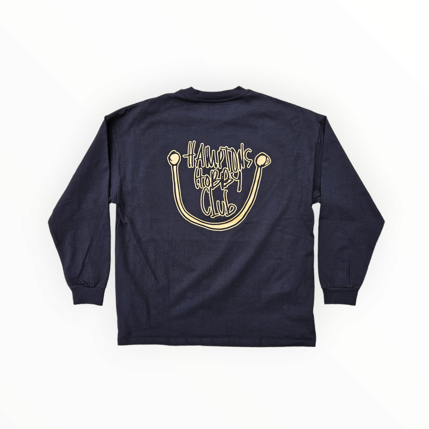 Hobby Club Oversized, Long-sleeve Tee - Golden Hour