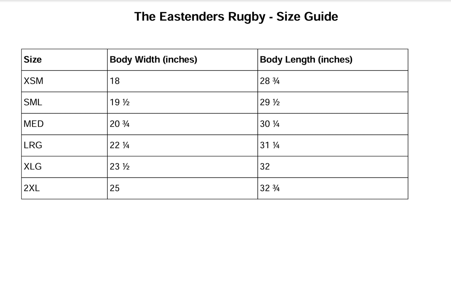 The Eastenders Rugby Jersey - Nate & Rogers Edition